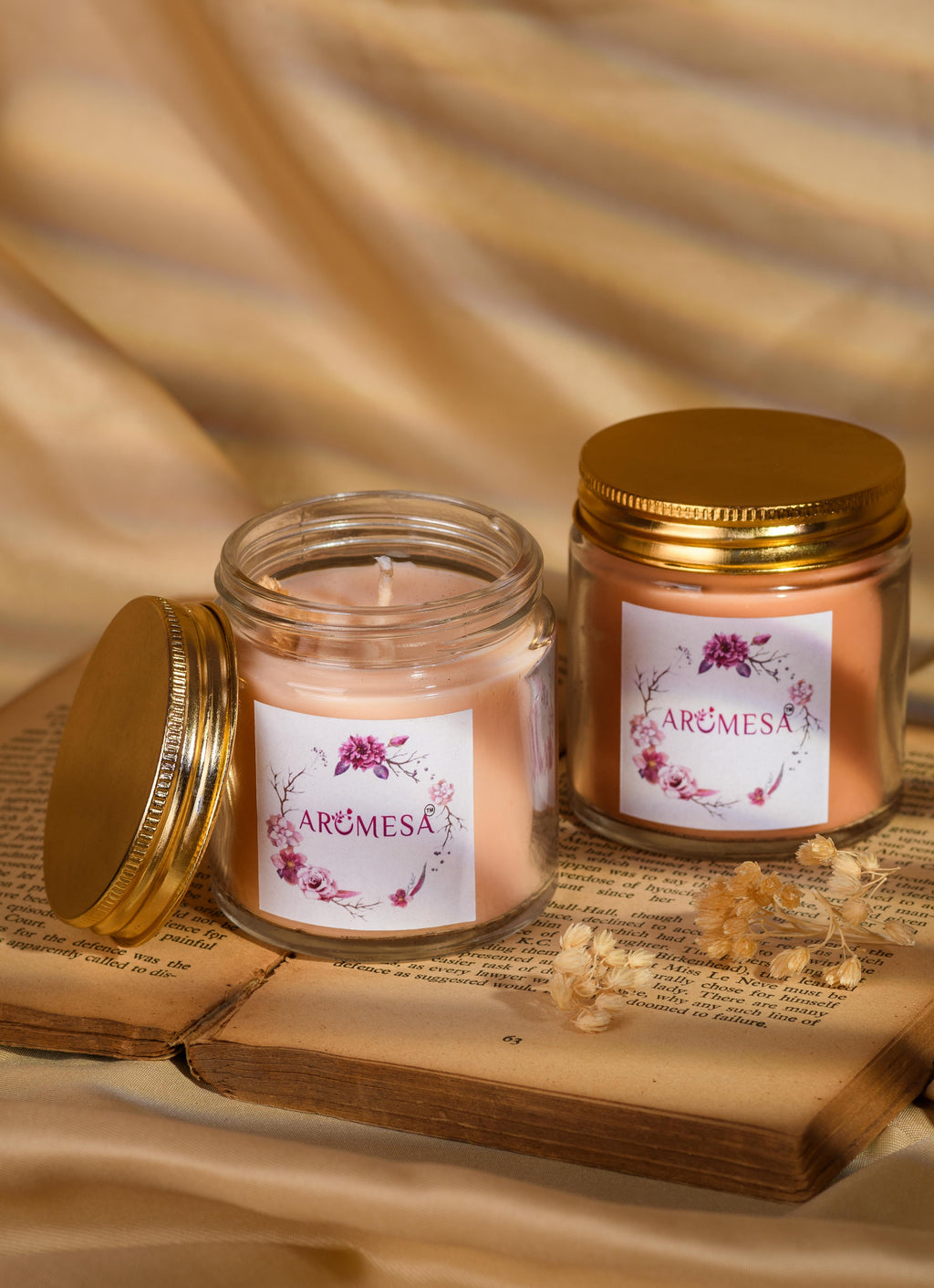 Freshly Picked Scented Soy Candle from Aromesa