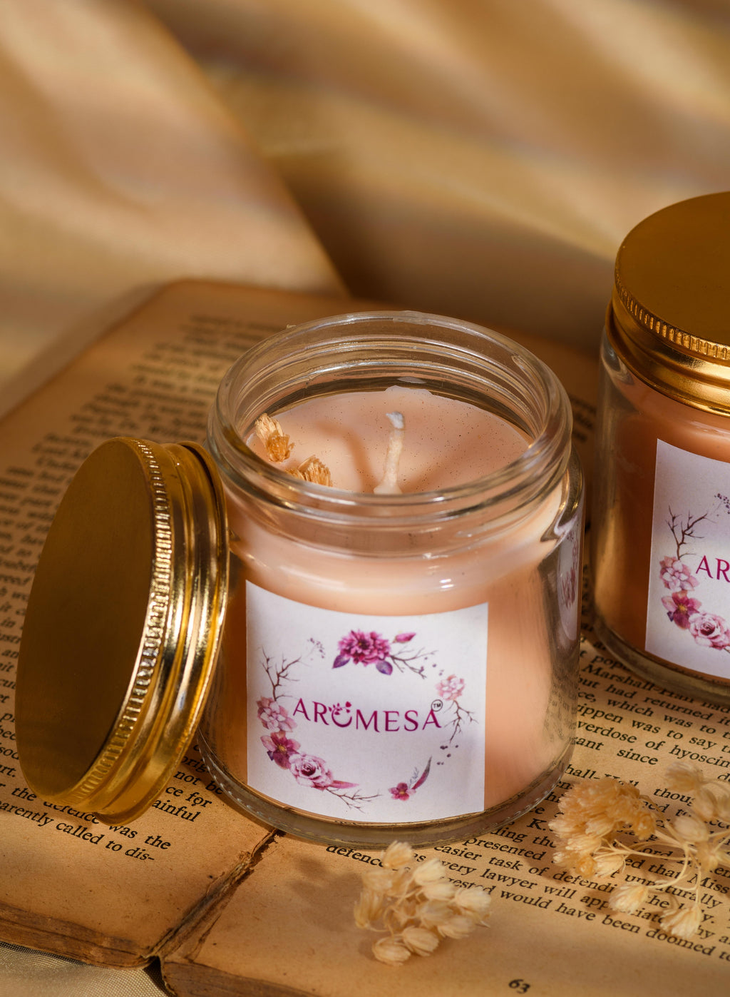 Freshly Picked Scented Soy Candle from Aromesa