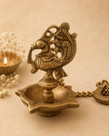 Hanging Peacock Lamp