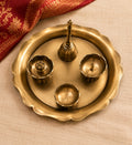 Brass Pooja Plate