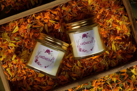 Midnight Blossom - Scented Soy Candle from Aromesa