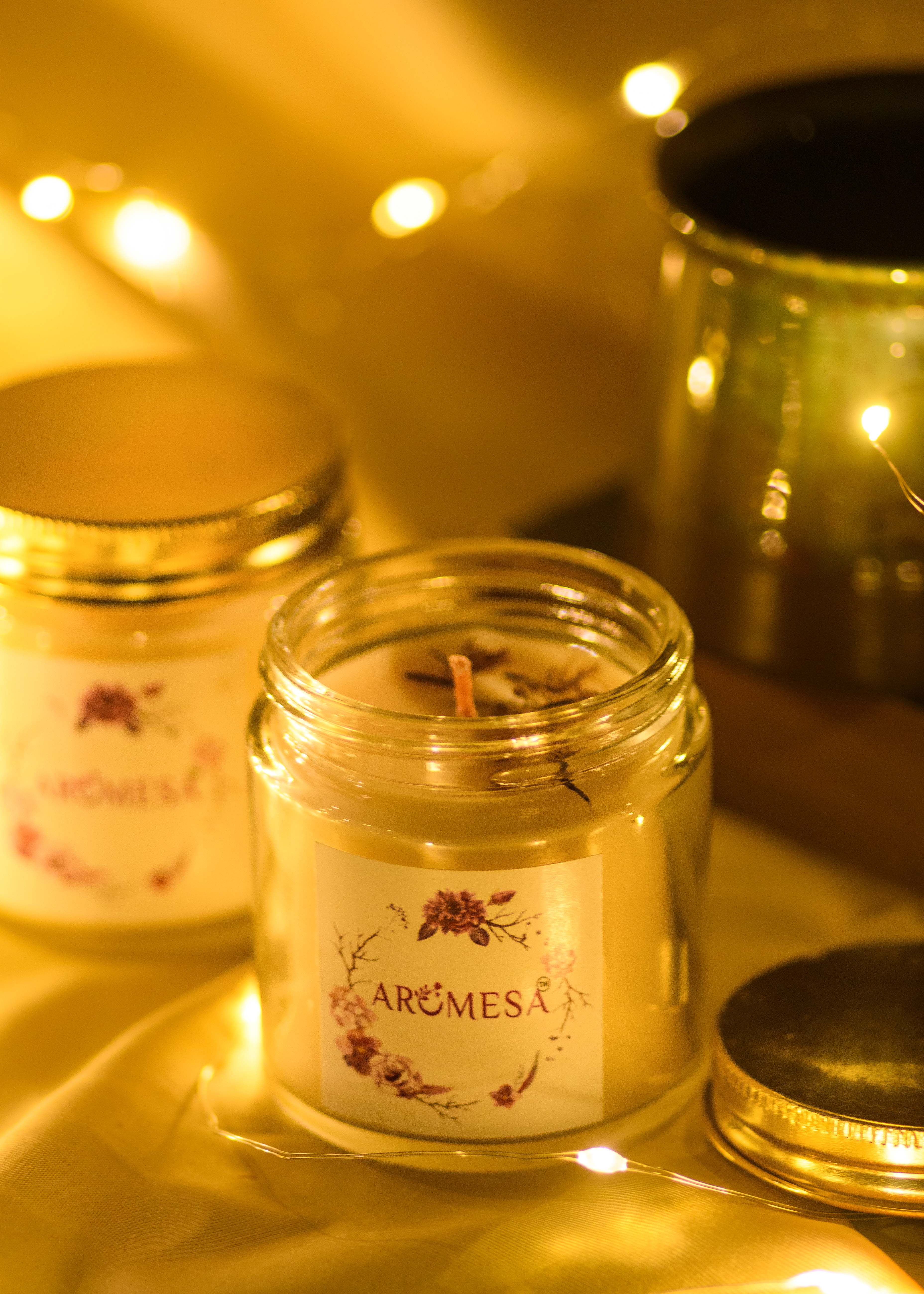 Midnight Blossom - Scented Soy Candle from Aromesa