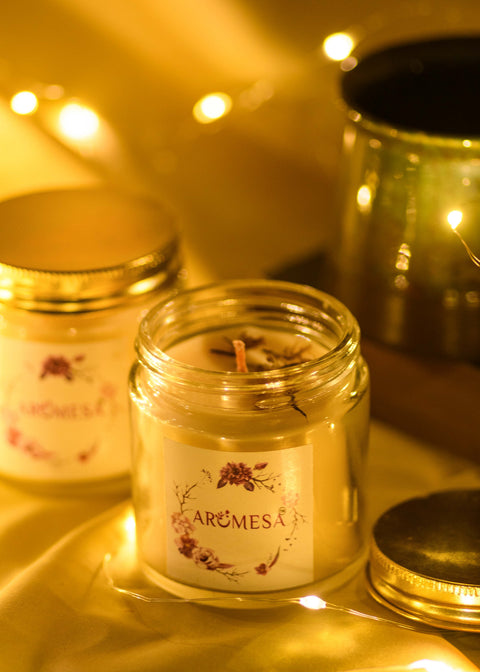 Midnight Blossom - Scented Soy Candle from Aromesa